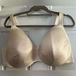 Lane Bryant Cacique Ivory Satin Full Coverage Underwire Bra - 50D